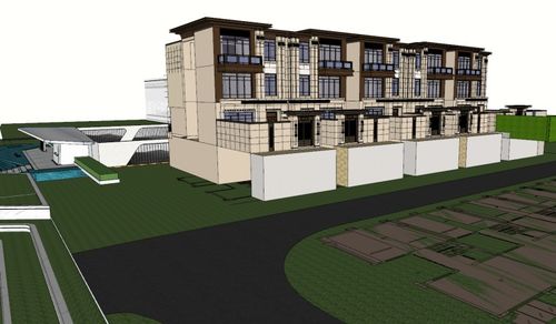 现代千山里示范区景观SU模型设计2020 融合自然与科技的居住美学探索